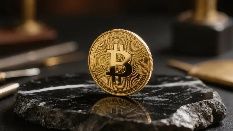 Illustration of a layered coin with rising tiers, standing for income earned from staking